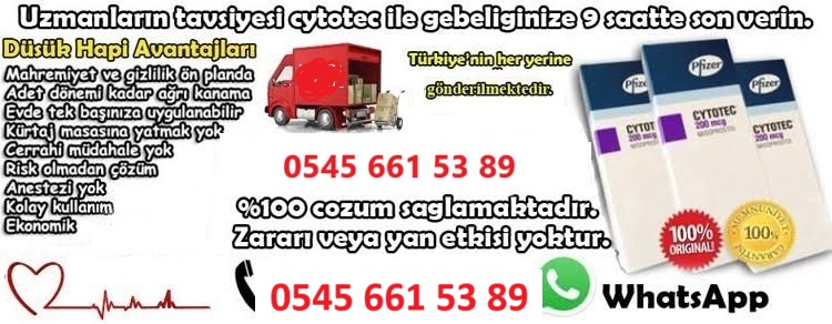 Düşük Hapı Sipariş Hattı 0545 661 53 89